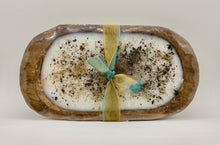 Natural Coconut Wax Wooden Bowl Candle