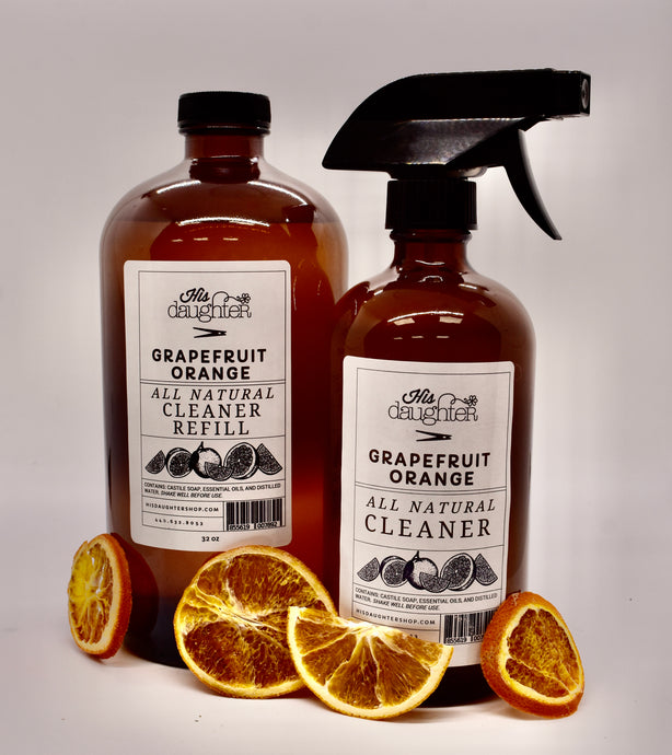 Grapefruit Orange All-Natural Spray Cleaner